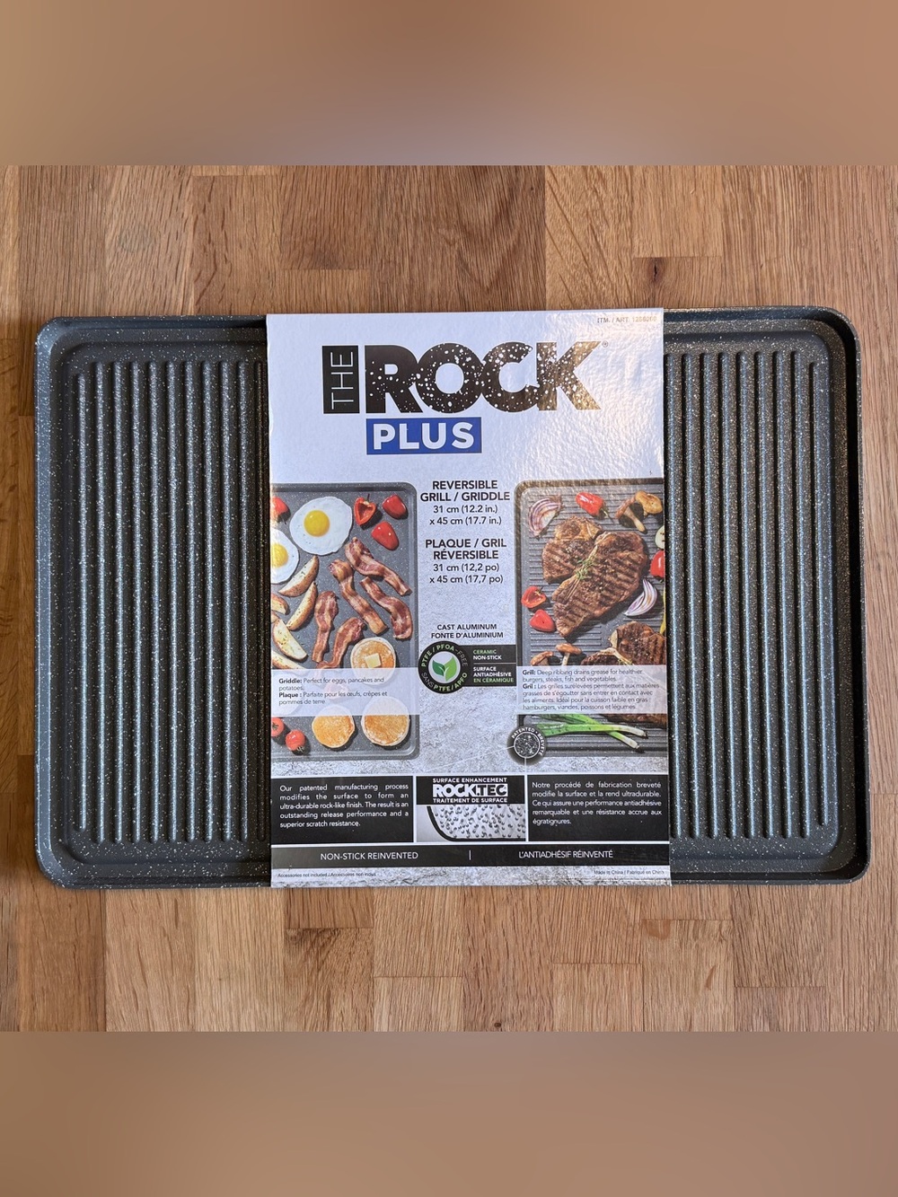 THE ROCK PLUS | Reversible Griddle | BNWT